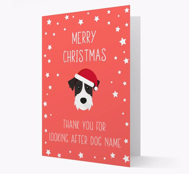'Thank You' Christmas Card with your {breedFullName} Christmas Icon